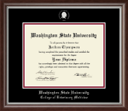 Washington State University diploma frame - Silver Embossed Diploma Frame in Devonshire