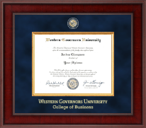 Western Governors University diploma frame - Presidential Masterpiece Diploma Frame in Jefferson