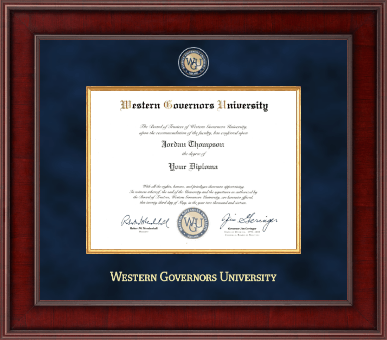Western Governors University diploma frame - Presidential Masterpiece Diploma Frame in Jefferson