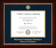 Western Governors University diploma frame - Masterpiece Medallion Diploma Frame in Murano