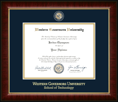 Western Governors University diploma frame - Masterpiece Medallion Diploma Frame in Murano