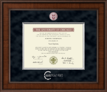 University of Chicago Presidential Masterpiece Diploma Frame in Madison