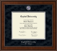 Capital University Law School Presidential Masterpiece Diploma Frame in Madison