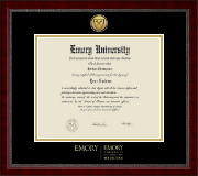 Emory University diploma frame - Gold Engraved Medallion Diploma Frame in Sutton