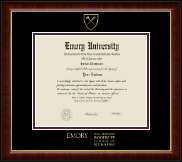 Emory University diploma frame - Gold Embossed Diploma Frame in Murano