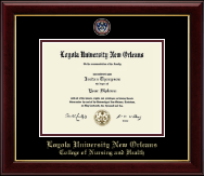 Loyola University New Orleans diploma frame - Masterpiece Medallion Diploma Frame in Gallery