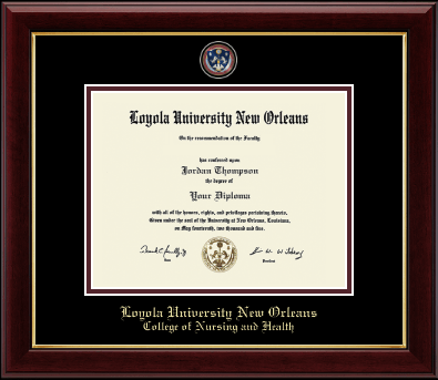 Loyola University New Orleans diploma frame - Masterpiece Medallion Diploma Frame in Gallery