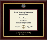 Loyola University New Orleans diploma frame - Masterpiece Medallion Diploma Frame in Gallery