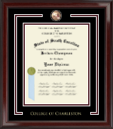 College of Charleston diploma frame - Showcase Edition Diploma Frame in Encore