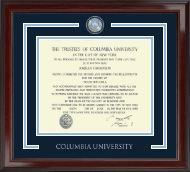 Columbia University Showcase Edition Diploma Frame in Encore