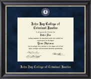John Jay College of Criminal Justice Regal Edition Diploma Frame in Noir