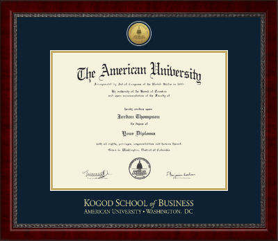 American University diploma frame - Gold Engraved Medallion Diploma Frame in Sutton