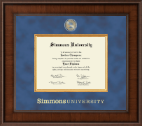 Simmons University Presidential Masterpiece Diploma Frame in Madison