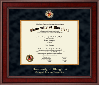 University of Maryland, College Park diploma frame - Presidential Masterpiece Diploma Frame in Jefferson