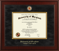 University of Maryland, College Park diploma frame - Presidential Masterpiece Diploma Frame in Jefferson