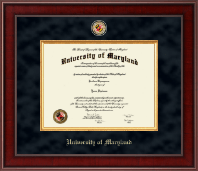 University of Maryland, College Park Presidential Masterpiece Diploma Frame in Jefferson