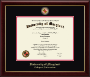 University of Maryland, College Park diploma frame - Masterpiece Medallion Diploma Frame in Gallery