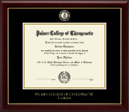 Palmer College of Chiropractic Florida diploma frame - Masterpiece Medallion Diploma Frame in Gallery