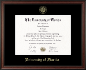 University of Florida diploma frame - Gold Embossed Diploma Frame in Studio