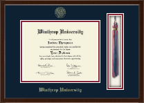 Winthrop University Tassel Edition Diploma Frame in Delta