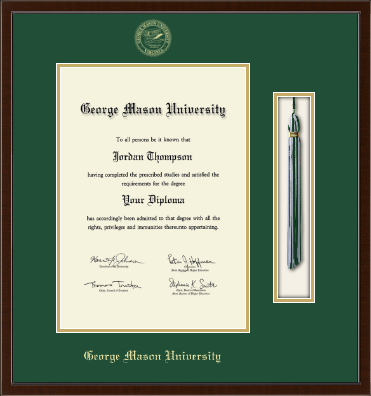 George Mason University diploma frame - Tassel & Cord Diploma Frame in Delta