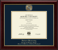 Hofstra University Masterpiece Medallion Diploma Frame in Gallery