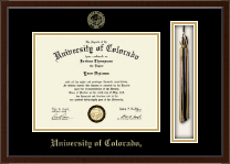University of Colorado Tassel Edition Diploma Frame in Delta