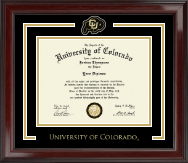University of Colorado Spirit Medallion Diploma Frame in Encore