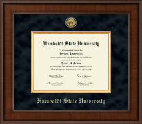 Humboldt State University  Presidential Gold Engraved Diploma Frame in Madison
