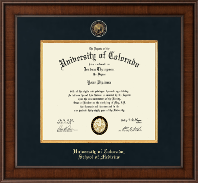 University of Colorado diploma frame - Presidential Masterpiece Diploma Frame in Madison