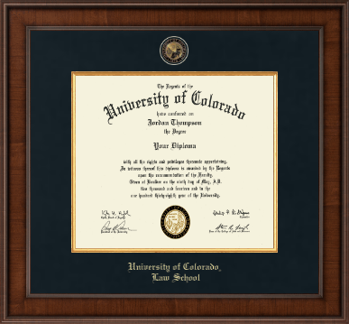 University of Colorado diploma frame - Presidential Masterpiece Diploma Frame in Madison
