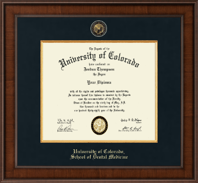 University of Colorado diploma frame - Presidential Masterpiece Diploma Frame in Madison