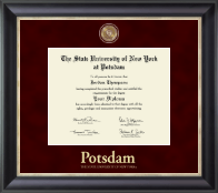 State University of New York at Potsdam Regal Edition Diploma Frame in Noir