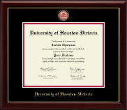 University of Houston - Victoria diploma frame - Masterpiece Medallion Diploma Frame in Gallery