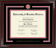 University of Houston - Victoria diploma frame - Showcase Edition Diploma Frame in Encore