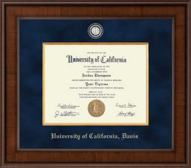 University of California Davis diploma frame - Presidential Masterpiece Diploma Frame in Madison