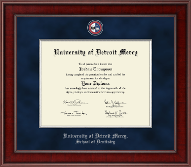 University of Detroit Mercy diploma frame - Presidential Masterpiece Diploma Frame in Jefferson