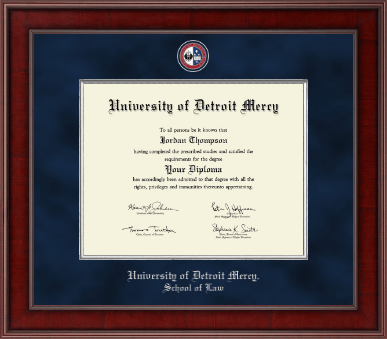 University of Detroit Mercy diploma frame - Presidential Masterpiece Diploma Frame in Jefferson