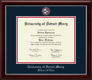University of Detroit Mercy diploma frame - Masterpiece Medallion Diploma Frame in Gallery Silver