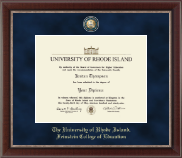 The University of Rhode Island diploma frame - Regal Diploma Frame in Chateau