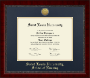 Saint Louis University diploma frame - Gold Engraved Medallion Diploma Frame in Sutton