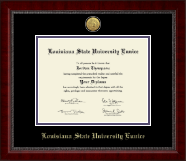 Louisiana State University at Eunice diploma frame - Gold Engraved Medallion Diploma Frame in Sutton