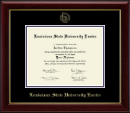 Louisiana State University at Eunice Gold Embossed Diploma Frame in Gallery