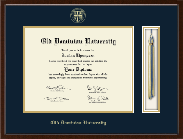 Old Dominion University diploma frame - Tassel & Cord Diploma Frame in Delta