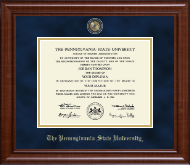 Pennsylvania State University Masterpiece Medallion Diploma Frame in Prescott