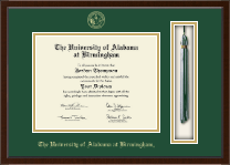 The University of Alabama at Birmingham Tassel Edition Diploma Frame in Delta