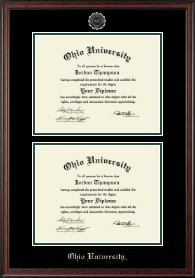 Double Diploma Frame