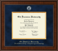 Old Dominion University diploma frame - Presidential Masterpiece Diploma Frame in Madison