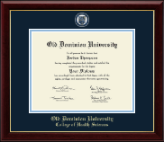 Old Dominion University Masterpiece Medallion Diploma Frame in Gallery