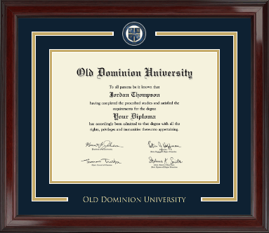 Old Dominion University diploma frame - Showcase Edition Diploma Frame in Encore